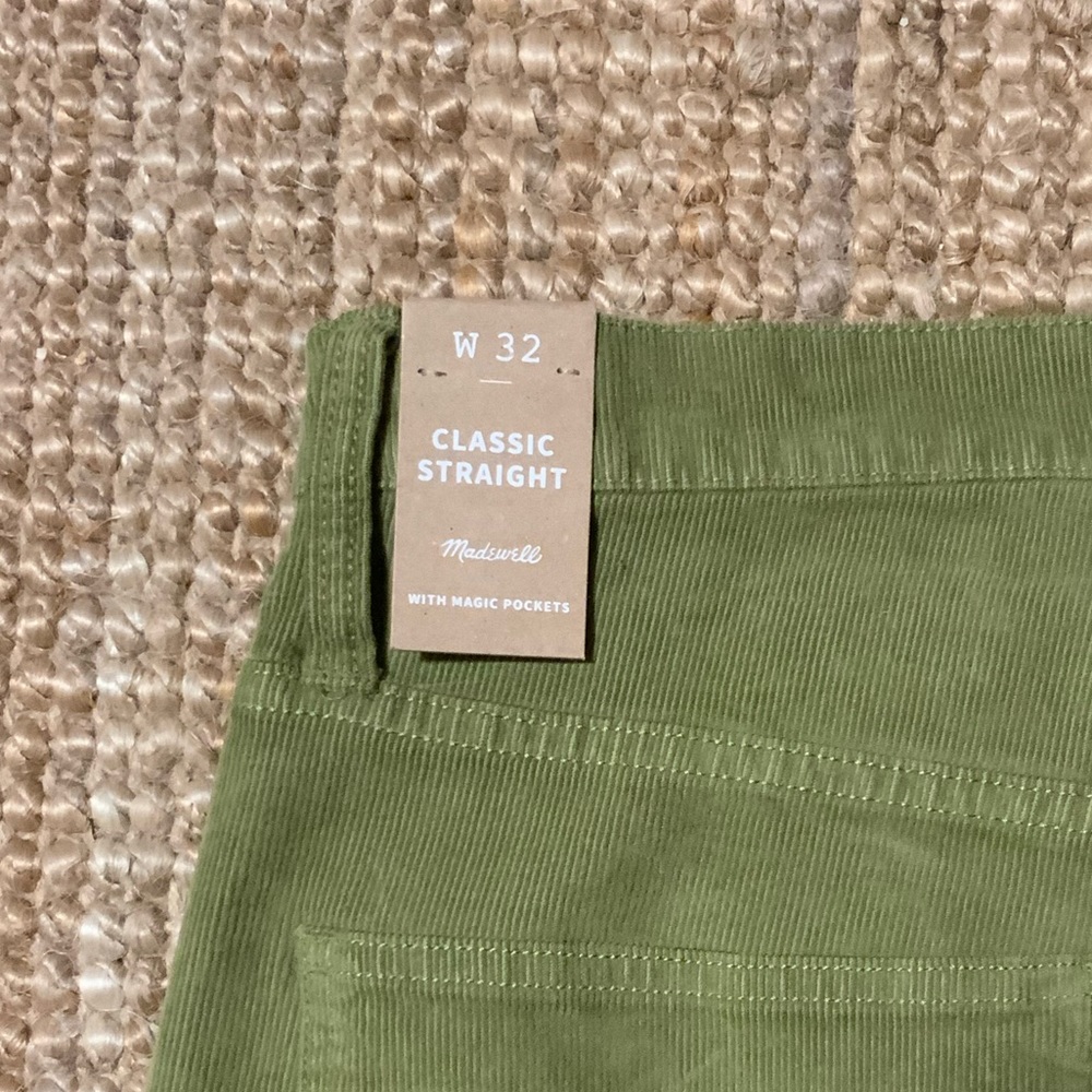 Madewell Corduroys NWT